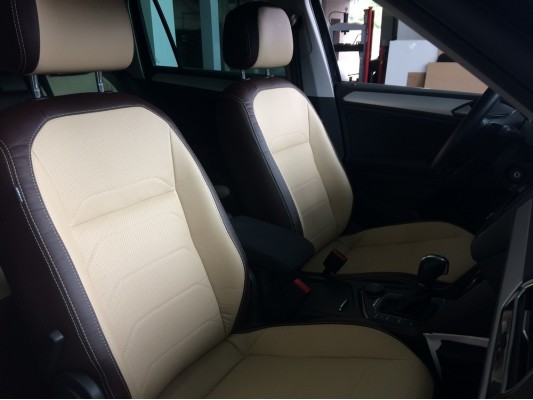 Каркасные авточехлы на Volkswagen Tiguan 2 поколения